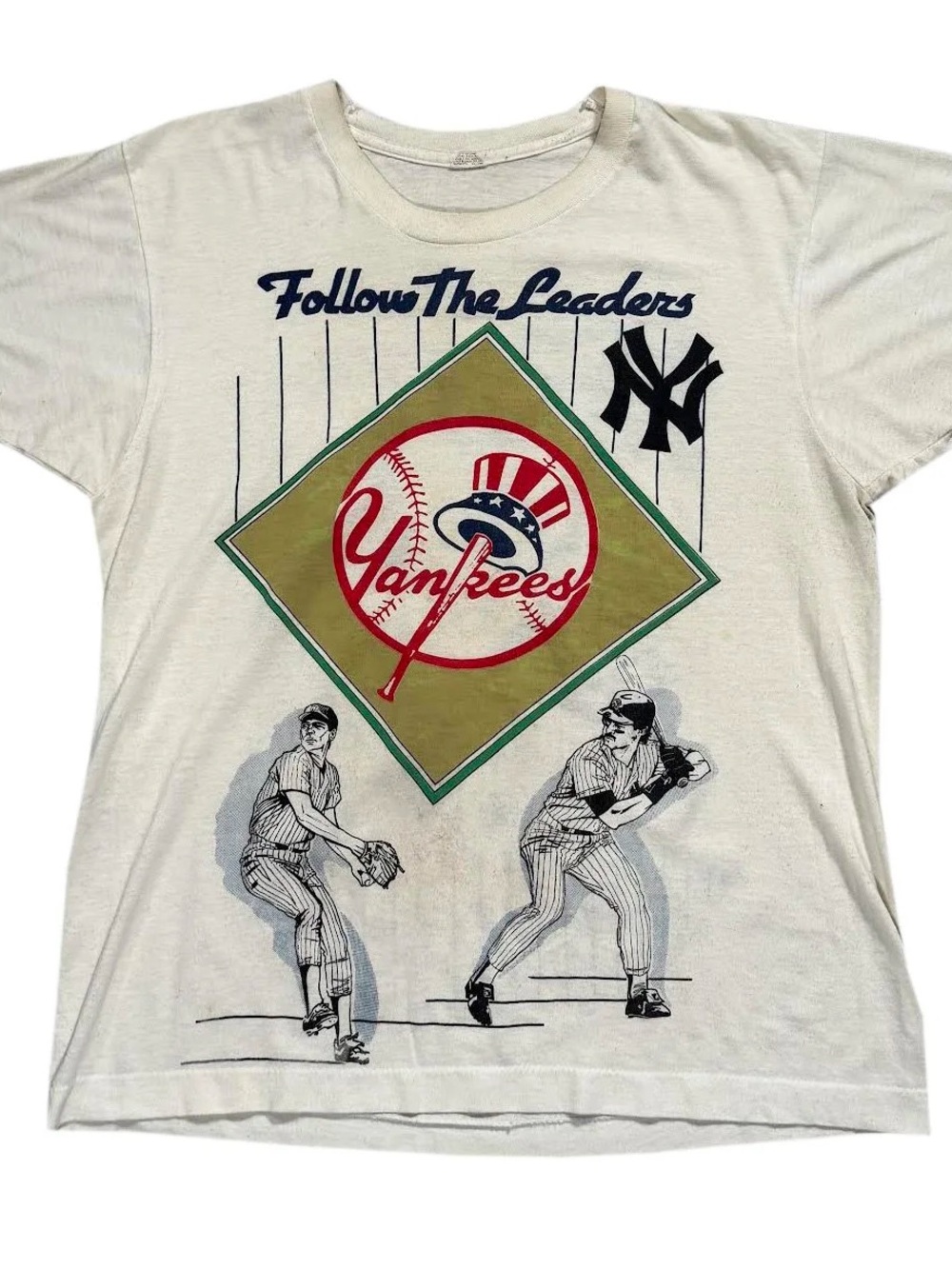 Vintage New York Yankees Follow The Leaders T Shirt (Size L)